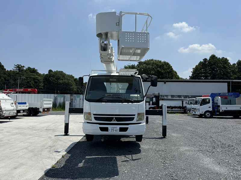 三菱ファイタータダノ製スカイボーイ27m高所作業車自動格納|中古トラックの販売・買取・査定のアイナビ
