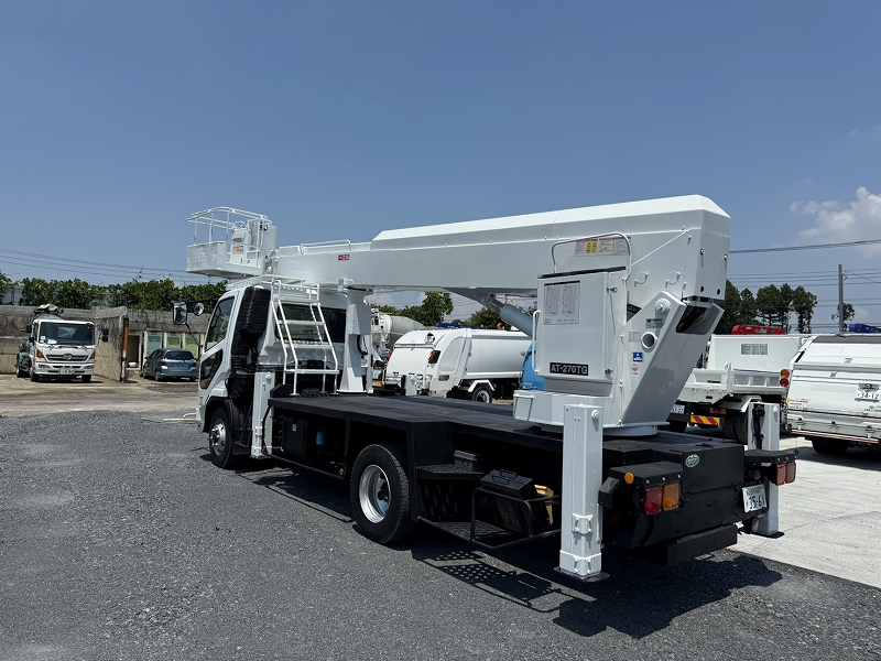三菱ファイタータダノ製スカイボーイ27m高所作業車自動格納|中古トラックの販売・買取・査定のアイナビ