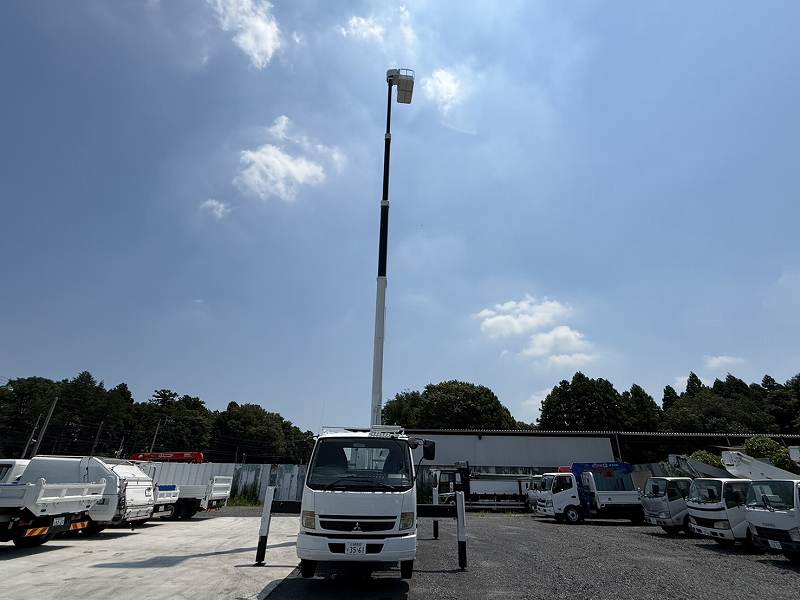 三菱ファイタータダノ製スカイボーイ27m高所作業車自動格納|中古トラックの販売・買取・査定のアイナビ