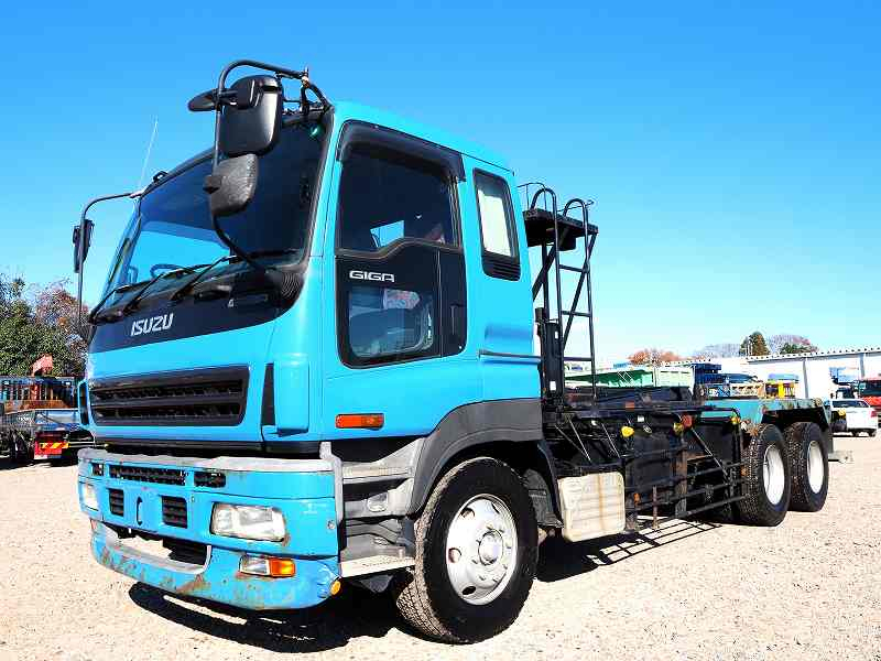 ギガ2デフ22tベース新明和製アームロールツインホイスト|中古トラックの販売・買取・査定のアイナビ