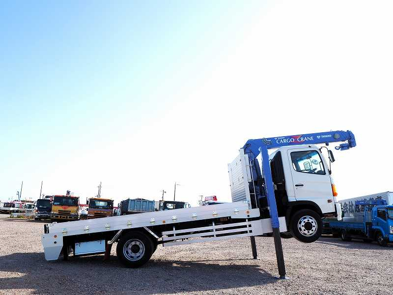 日野レンジャー増トン4段セルフクレーン油圧張出ラジコン|中古トラックの販売・買取・査定のアイナビ