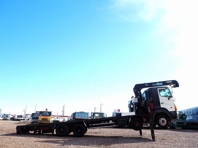 日野プロフィア4軸低床3段セルフクレーンウインチラジコン|中古トラックの販売・買取・査定のアイナビ