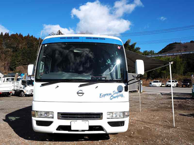 シビリアン10人乗りバスコンキャンピングカー自動スイング扉|中古トラックの販売・買取・査定のアイナビ