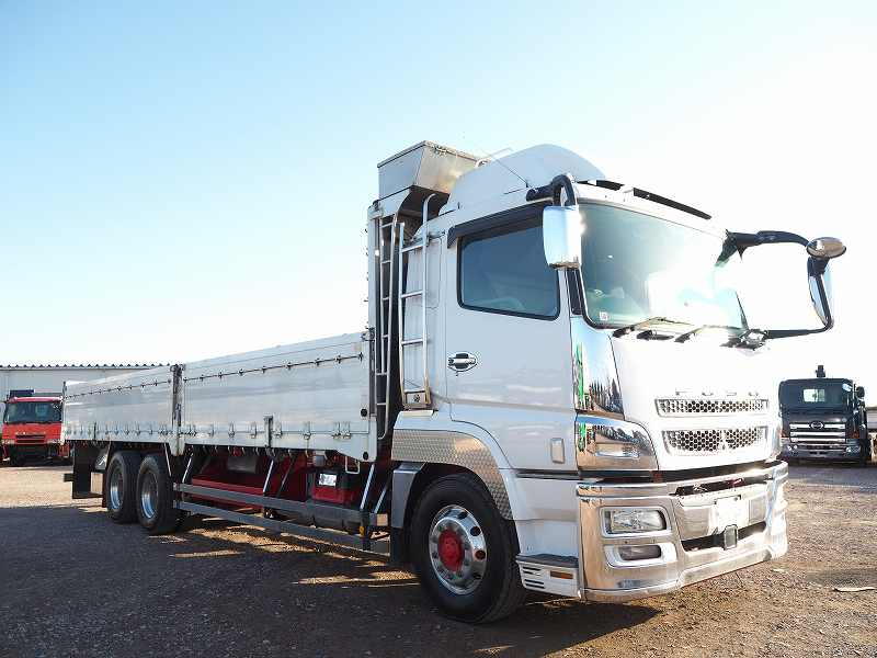 スーパーグレート3軸高床2デフアルミブロック平ボディ|中古トラックの販売・買取・査定のアイナビ