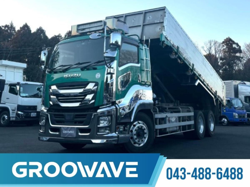 22tダンプカーゴダンプ土砂禁新明和アルミアオリ|中古トラックの販売・買取・査定のアイナビ