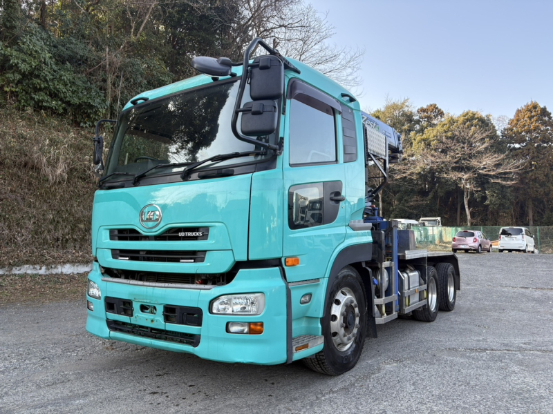 H24年式、クオン、クレーン付きトラクタ|中古トラックの販売・買取・査定のアイナビ