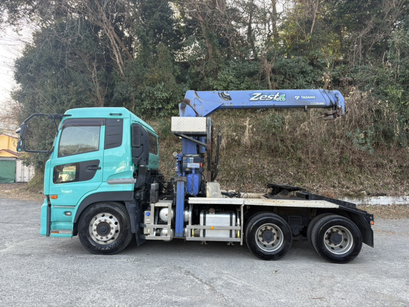 H24年式、クオン、クレーン付きトラクタ|中古トラックの販売・買取・査定のアイナビ