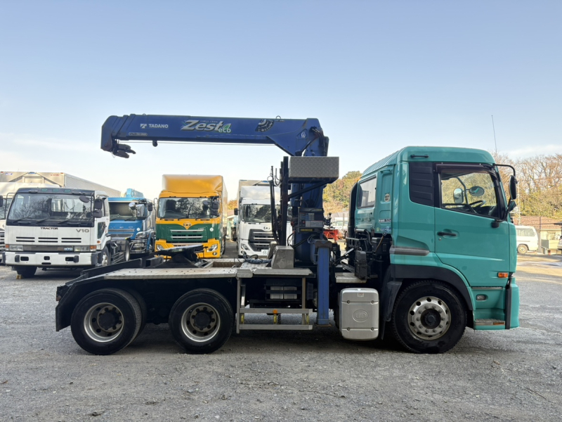 H24年式、クオン、クレーン付きトラクタ|中古トラックの販売・買取・査定のアイナビ