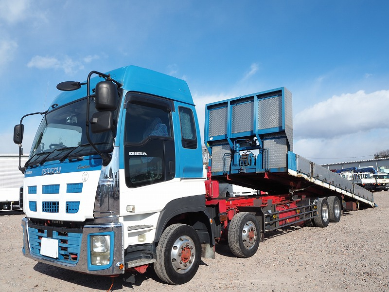 いすゞギガ車載車花見台セーフティーローダーラジコン付|中古トラックの販売・買取・査定のアイナビ