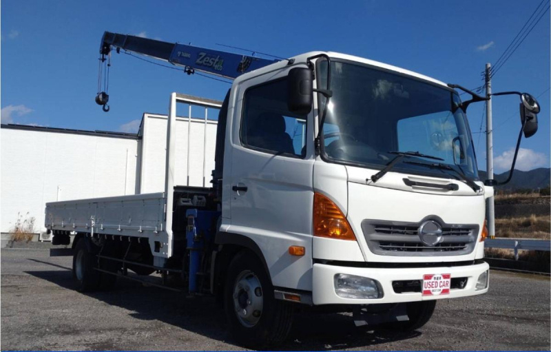 日野自動車レンジャー 4tユニック 4段クレーン ラジコン有り|中古トラックの販売・買取・査定のアイナビ