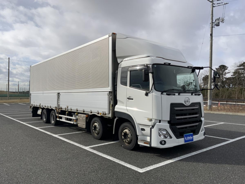 車検付⭐️R1クオン 4軸低床ウイング 積載13.9tワンオーナー|中古トラックの販売・買取・査定のアイナビ