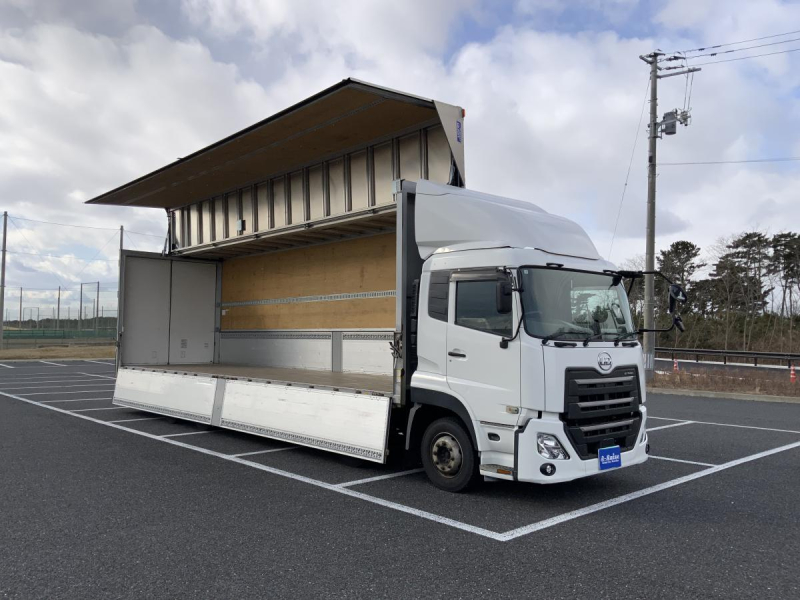 車検付⭐️R1クオン 4軸低床ウイング 積載13.9tワンオーナー|中古トラックの販売・買取・査定のアイナビ