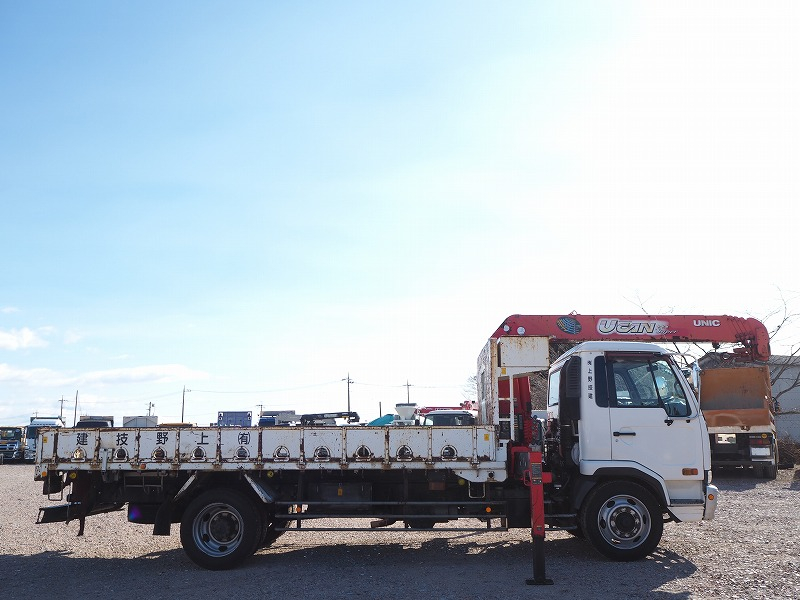 日産ディーゼルコンドル増トン5段クレーンラジコン平ボディ|中古トラックの販売・買取・査定のアイナビ