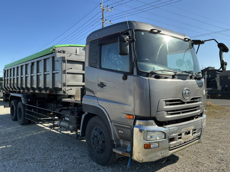 ★H22UDクオン深ダンプステンレスボディ25トン車|中古トラックの販売・買取・査定のアイナビ
