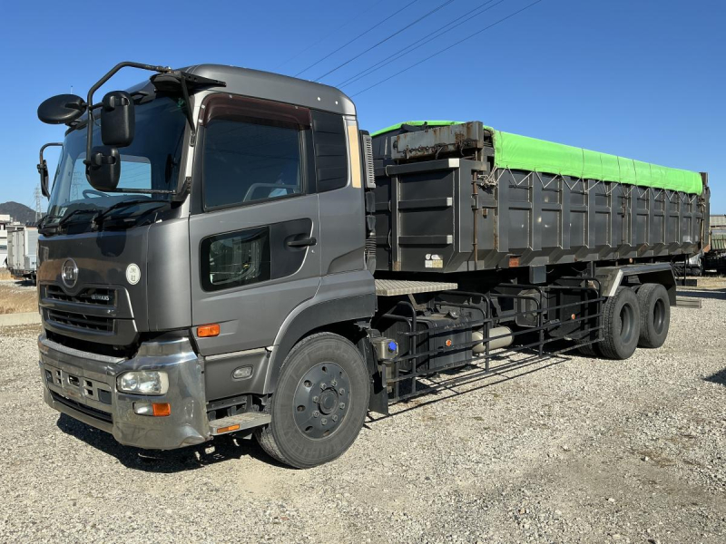 ★H22UDクオン深ダンプステンレスボディ25トン車|中古トラックの販売・買取・査定のアイナビ