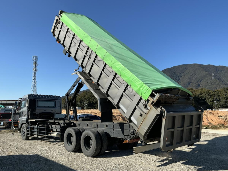 ★H22UDクオン深ダンプステンレスボディ25トン車|中古トラックの販売・買取・査定のアイナビ