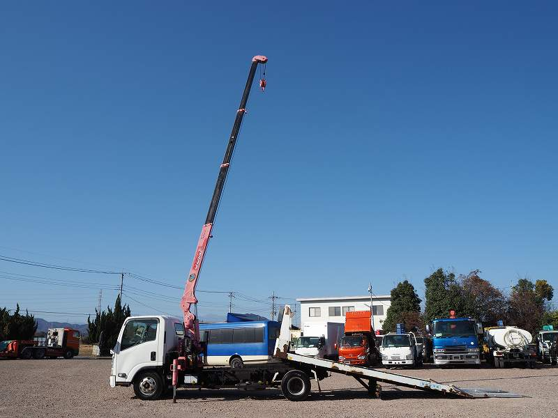 エルフ4段クレーン付セーフティーローダーウインチラジコン付|中古トラックの販売・買取・査定のアイナビ