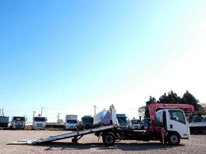 エルフ4段クレーン付セーフティーローダーウインチラジコン付|中古トラックの販売・買取・査定のアイナビ