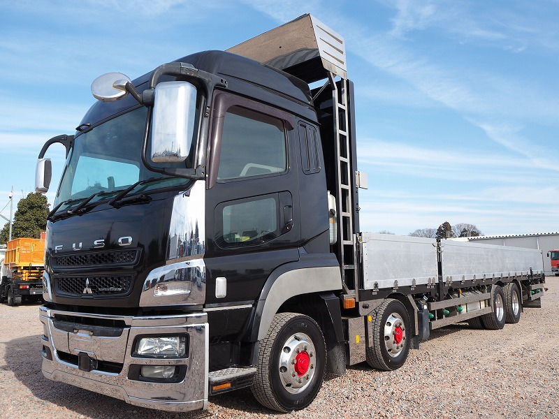 三菱ふそうスーパーグレートアルミブロック造りボディ4軸低床|中古トラックの販売・買取・査定のアイナビ