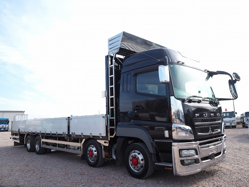 三菱ふそうスーパーグレートアルミブロック造りボディ4軸低床|中古トラックの販売・買取・査定のアイナビ