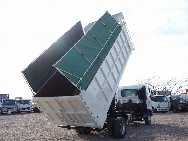 日野レンジャー新明和製12立米深ダンプ電動コボレーン付|中古トラックの販売・買取・査定のアイナビ