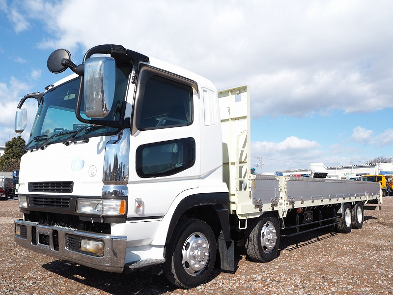 三菱ふそうスーパーグレートアルミブロック平ボディ積載14t|中古トラックの販売・買取・査定のアイナビ