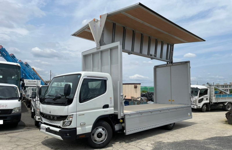 キャンター アルミウィング 3.5t ワイド超ロング 5MT|中古トラックの販売・買取・査定のアイナビ