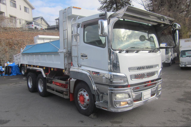 H.24年三菱ふそうSグレートダンプ2デフ380PSターボ電コボ|中古トラックの販売・買取・査定のアイナビ