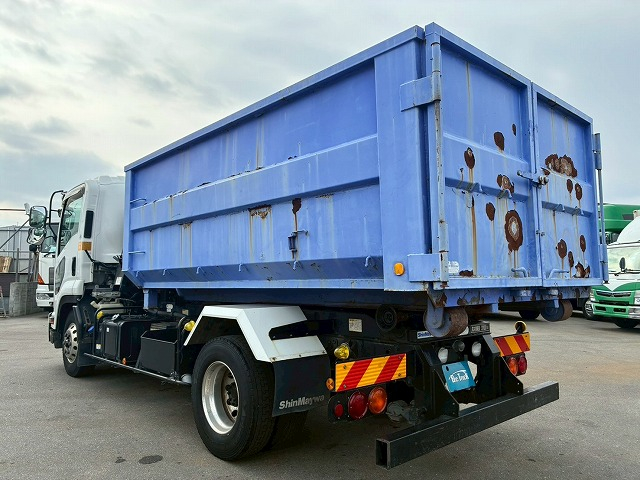 脱着装置付コンテナ専用車アームロールリアジャッキ|中古トラックの販売・買取・査定のアイナビ