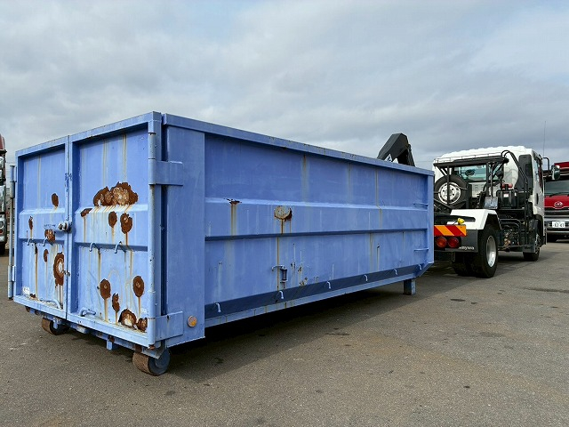 脱着装置付コンテナ専用車アームロールリアジャッキ|中古トラックの販売・買取・査定のアイナビ