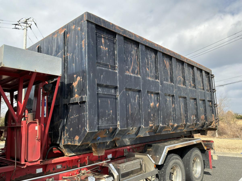 コンテナ付⭐️H24新明和アームロール ツインホイスト MT|中古トラックの販売・買取・査定のアイナビ