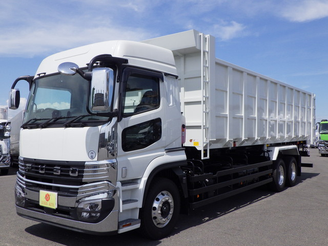 三菱2PG-FV80VZ深ダンプ10t超2デフ土砂禁|中古トラックの販売・買取・査定のアイナビ