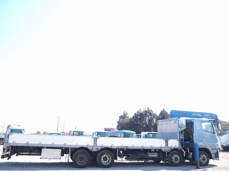 三菱スーパーグレート4軸低床5段クレーンアルミブロック平|中古トラックの販売・買取・査定のアイナビ