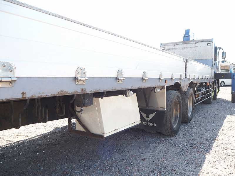 三菱スーパーグレート4軸低床5段クレーンアルミブロック平|中古トラックの販売・買取・査定のアイナビ