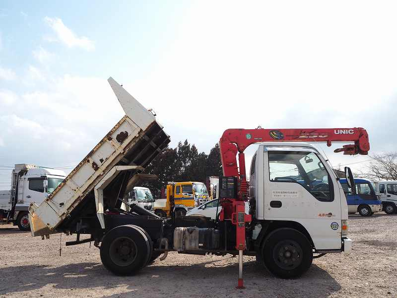 いすゞエルフクレーン付ダンプラジコン10尺ボディ|中古トラックの販売・買取・査定のアイナビ