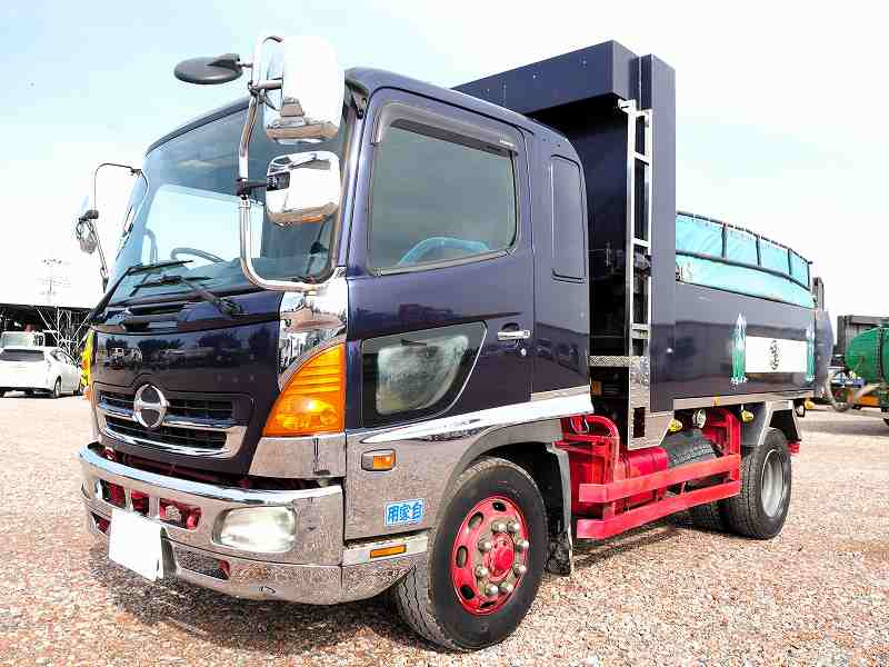 日野レンジャーダンプ増トンダンプ積載7.2tベット付|中古トラックの販売・買取・査定のアイナビ