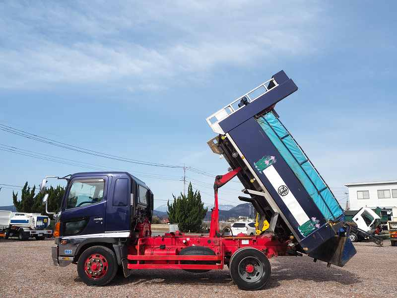 日野レンジャーダンプ増トンダンプ積載7.2tベット付|中古トラックの販売・買取・査定のアイナビ