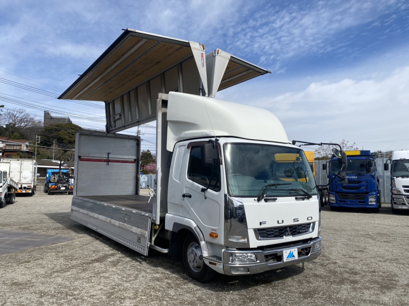 H29年式、ファイター、アルミウイング、ゲート付き、車検付|中古トラックの販売・買取・査定のアイナビ