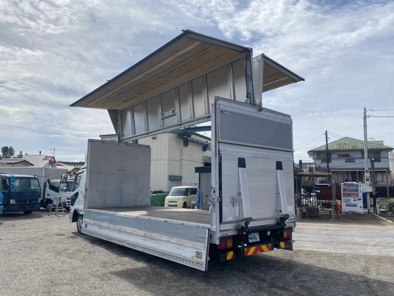 H29年式、ファイター、アルミウイング、ゲート付き、車検付|中古トラックの販売・買取・査定のアイナビ