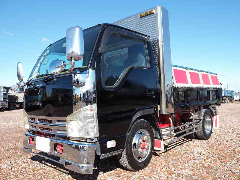 いすゞエルフ造りボディダンプ積載3t|中古トラックの販売・買取・査定のアイナビ