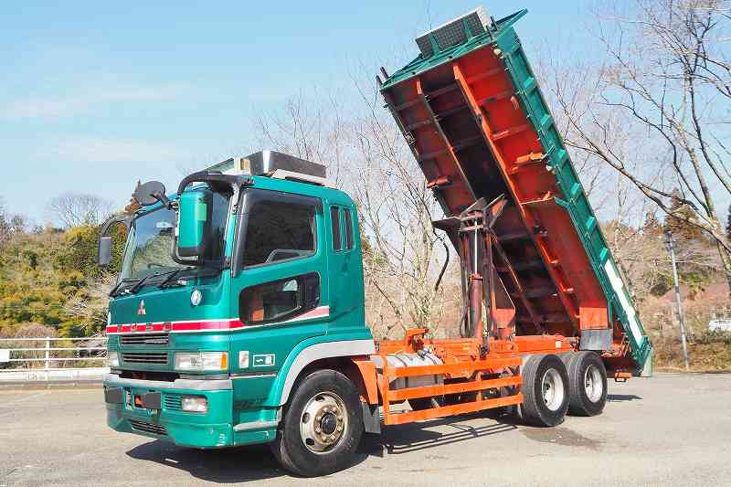 三菱スーパーグレート22tロングダンプ3方開2デフ|中古トラックの販売・買取・査定のアイナビ