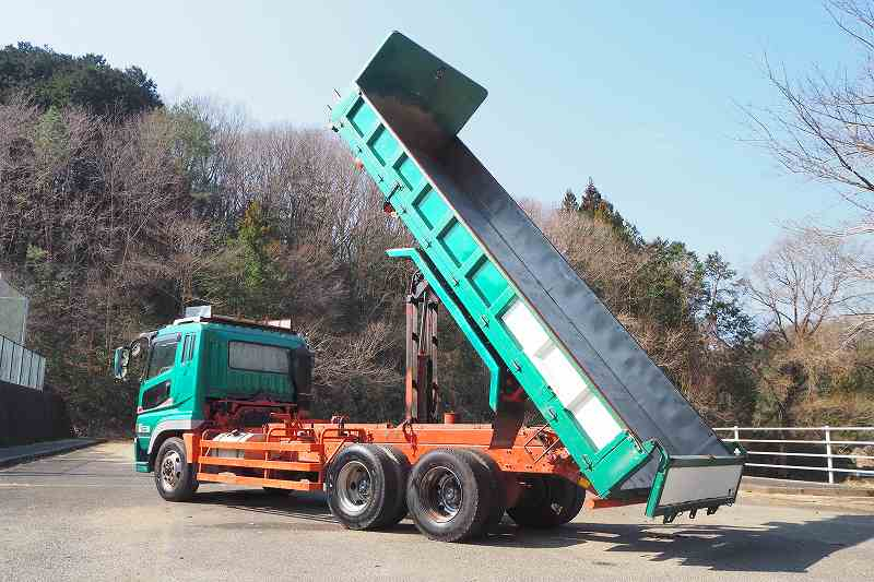 三菱スーパーグレート22tロングダンプ3方開2デフ|中古トラックの販売・買取・査定のアイナビ