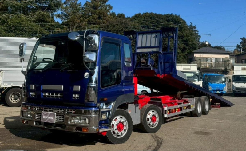 重機運搬車4軸低床フジタボデーラジコンウインチ|中古トラックの販売・買取・査定のアイナビ