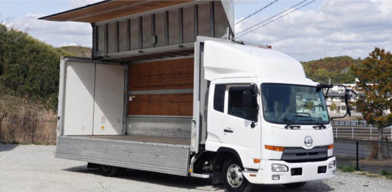 パワーゲートワイドアルミウイングアルミウィング|中古トラックの販売・買取・査定のアイナビ