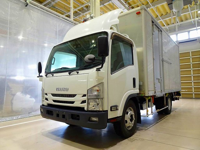 エルフ3.95t高床ワイドロングアルミバンフルゲート付|中古トラックの販売・買取・査定のアイナビ