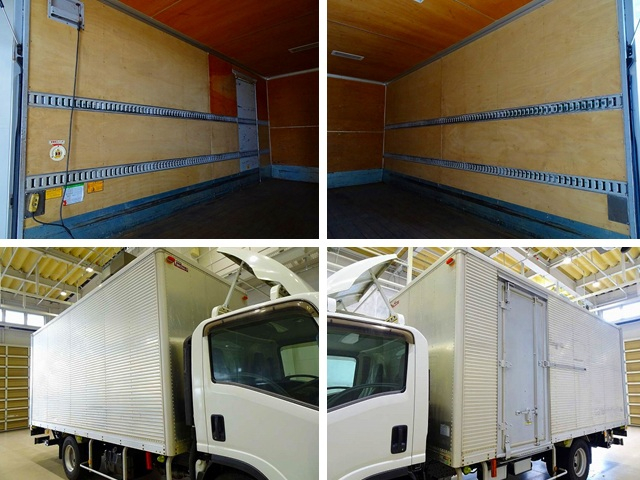 エルフ3.95t高床ワイドロングアルミバンフルゲート付|中古トラックの販売・買取・査定のアイナビ