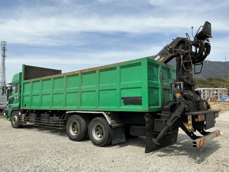 ★H28UDクオン深箱ヒアブクレーン付25トン車車検付|中古トラックの販売・買取・査定のアイナビ