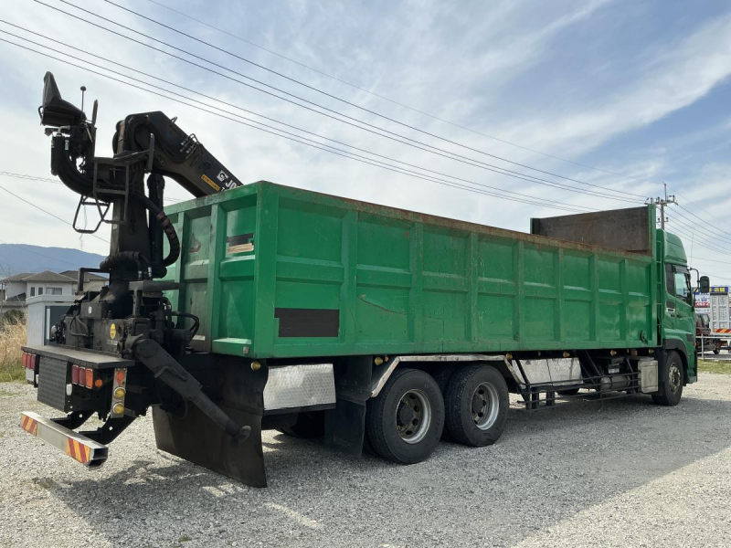 ★H28UDクオン深箱ヒアブクレーン付25トン車車検付|中古トラックの販売・買取・査定のアイナビ