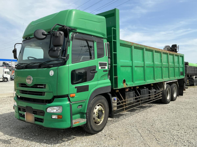 ★H28UDクオン深箱ヒアブクレーン付25トン車車検付|中古トラックの販売・買取・査定のアイナビ