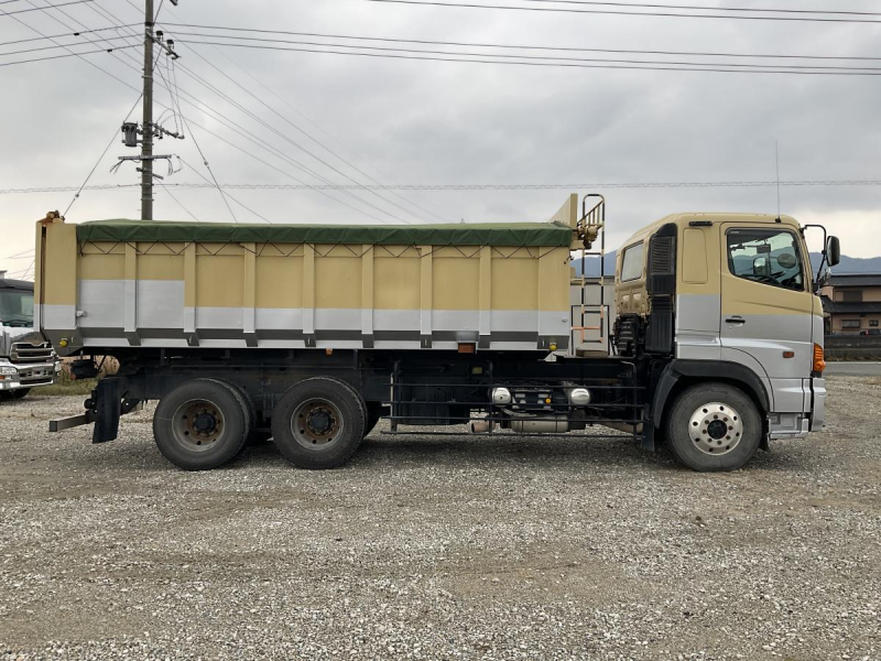 ★H18日野プロフィア深ダンプ22トンステンレスボディ水密|中古トラックの販売・買取・査定のアイナビ